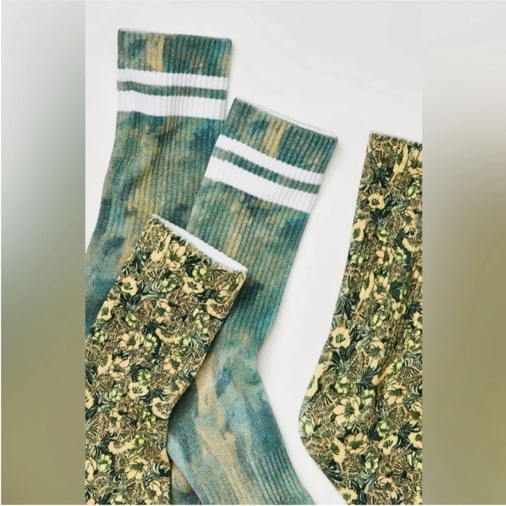 Free People After Practice Sock Pack 2 Pair New With Tags